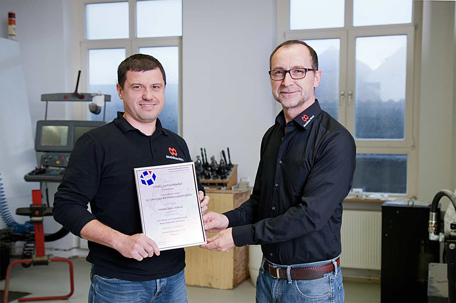 25-jährige Betriebszugehörigkeit von Vitali Jurtschenko